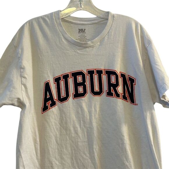 Auburn University Men's Graphic T-Shirt White Size L - Picture 2 of 8